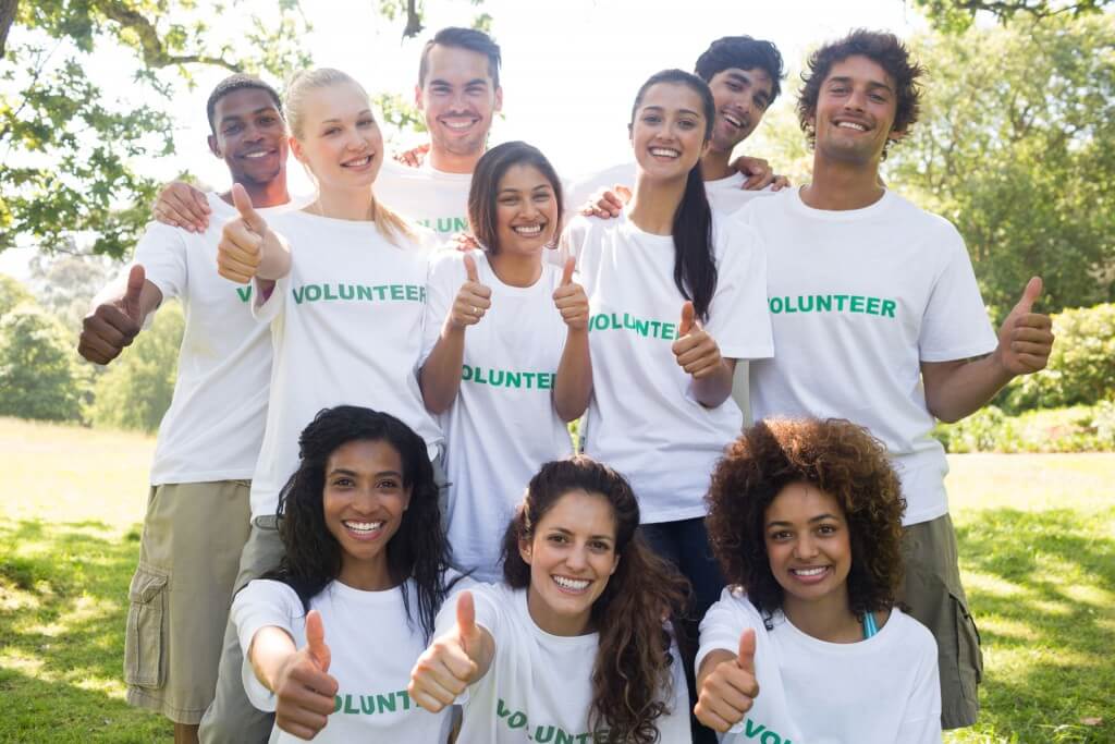 Group of volunteers