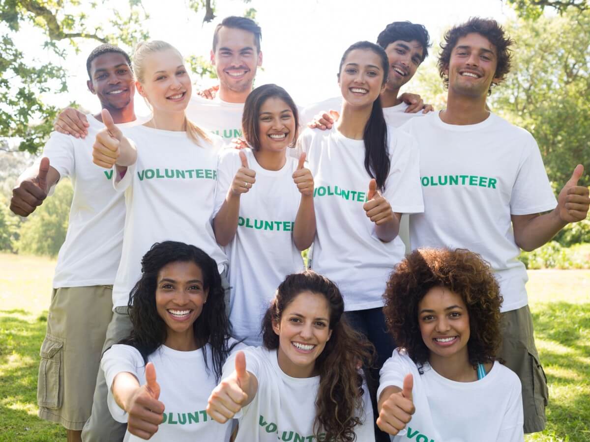 Group of volunteers