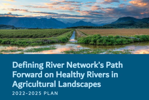 Cover of River Network's agricultural strategy plan, Defining River Network's Path Forward on Healthy Rivers in Agricultural Landscapes, 2022-2025 Plan.
